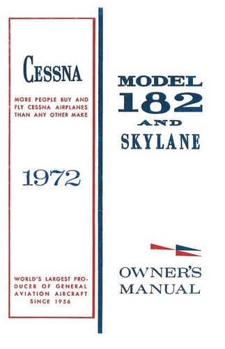 Cessna 182P & Skylane 1972 Owner's Manual