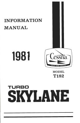 Cessna T182 1981 Pilot's Information Manual