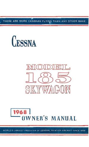 Cessna A185E Skywagon 1968 Owner's Manual (D522-13)