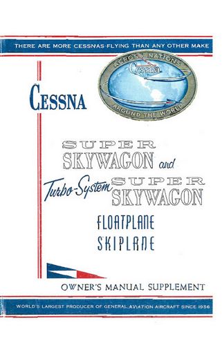Cessna 206 Super Skywagon and Turbo Super Skywagon 1964-1966 Owner's Manual Supplement (D383-13)