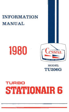 Cessna Turbo U206G Stationair 6 1980 Pilot's Information Manual