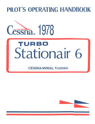 Cessna Turbo U206G Statonair 1978 Pilot's Operating Handbook