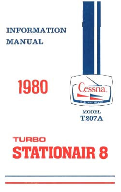 Cessna Turbo 207A Skywagon 1980 Pilot's Information Manual