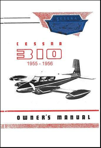 Cessna 310 1955-1956 Owner's Manual