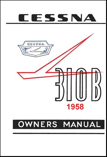 Cessna 310B 1957-58 Owner's Manual