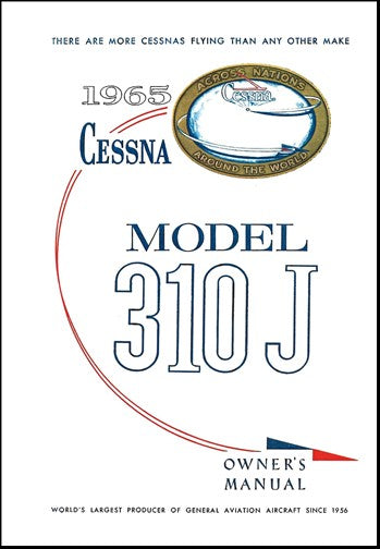 Cessna 310J 1965 Owner's Manual