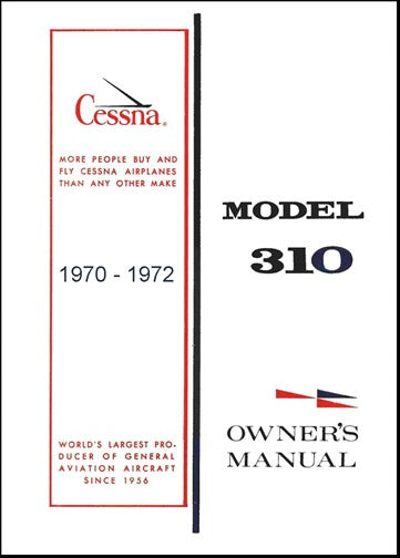 Cessna 310Q 1970-72 Owner's Manual