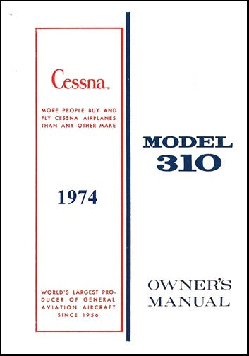 Cessna 310Q 1974 Owner's Manual