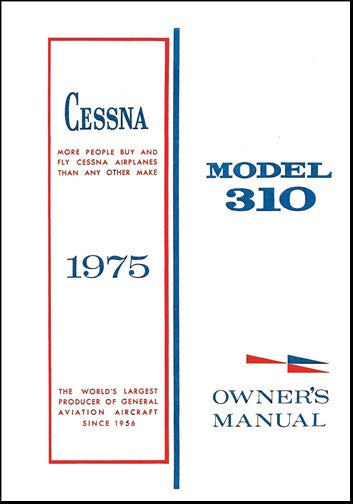 Cessna 310R 1975 Owner's Manual