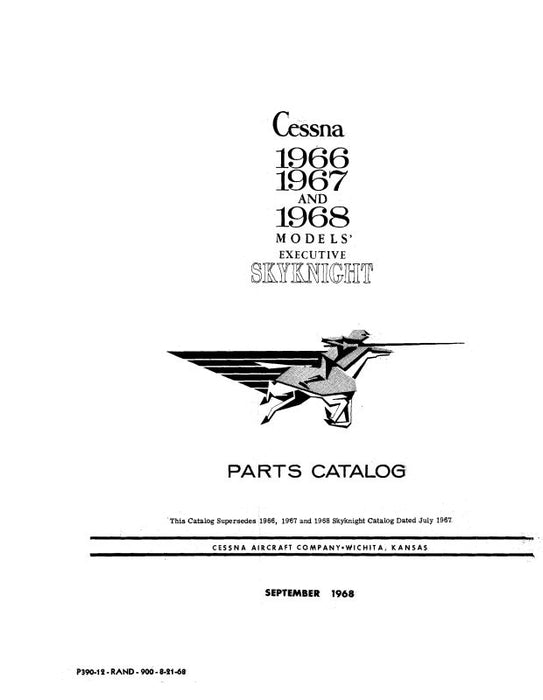 Cessna 320 Skyknight 1966-68 Parts Catalog