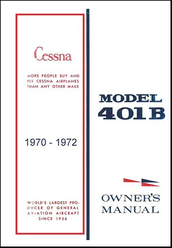 Cessna 401B 1970-1972 Owner's Manual