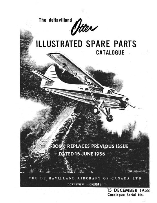 DeHavilland Otter 1958 Illustrated Parts (DEOTTER58P)