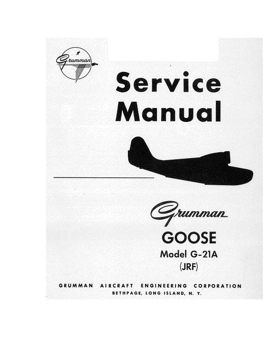 Grumman G-21A Goose (JRF) Maintenance Manual (GRG21A-M-C)
