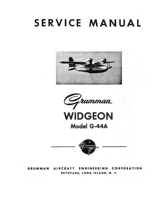 Grumman G-44A Widgeon Maintenance Manual (GRG44A-MC)