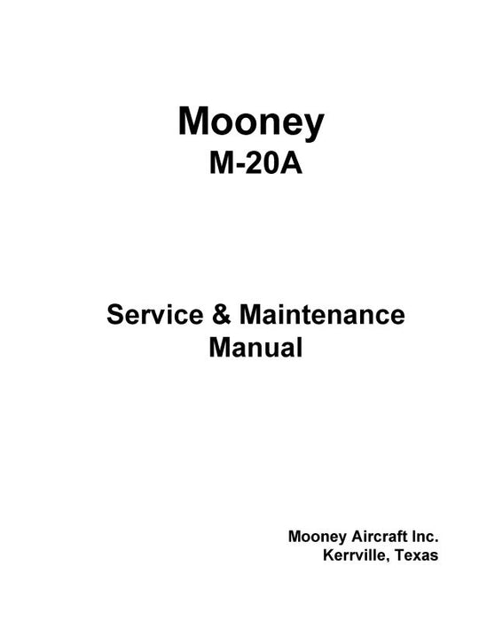Mooney Mark 20A Maintenance Manual (MOM20A-M)
