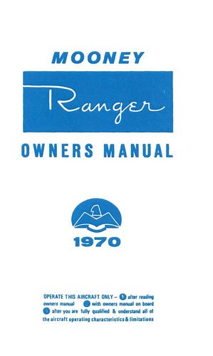 Mooney M20C Ranger 1970 Owner's Manual (70-20C-OM-B)