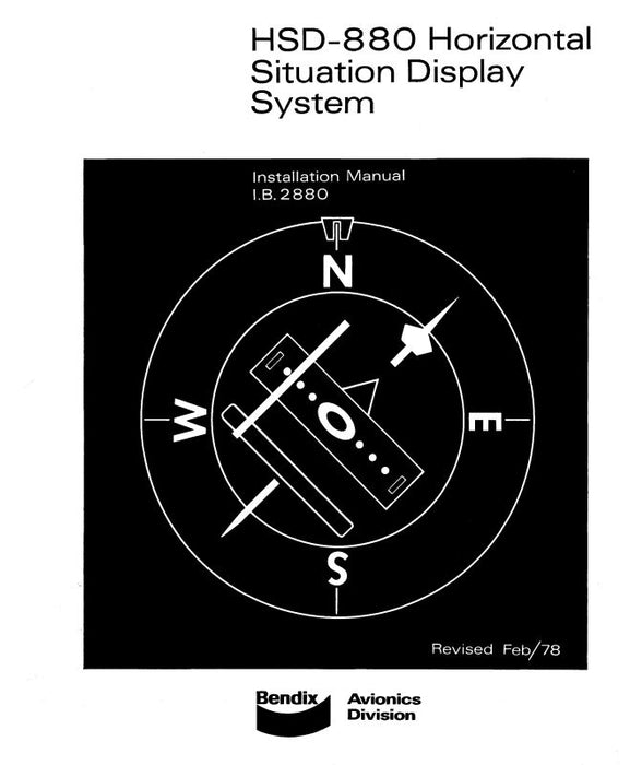 Bendix HSD-880HorizontalSituationSys Installation Manual (2880)