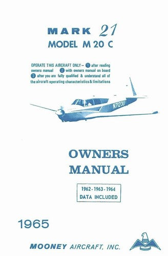 Mooney Mark 21 M20C 1962-65 Owner's Manual (MARK21)