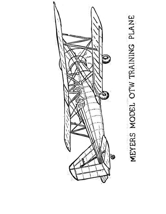 Meyers Aircraft Company OTW Training Plane 1943 Maintenance Manual (MEOTW-43-M)