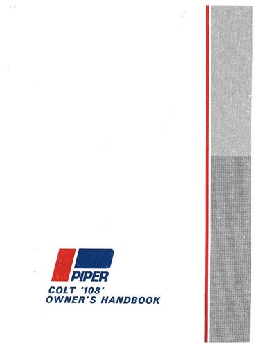 Piper PA22-108 1961-1964 Owner's Manual (753-594)