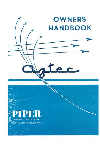 Piper PA23-250 Aztec 1960-61 Owner's Manual (753-571)