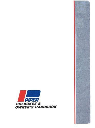 Piper PA28-140B 1968-1969 Owner's Handbook (753-787)