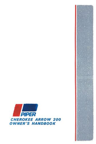 Piper PA28R-200 Arrow 1970 Owner's Manual (753-807)