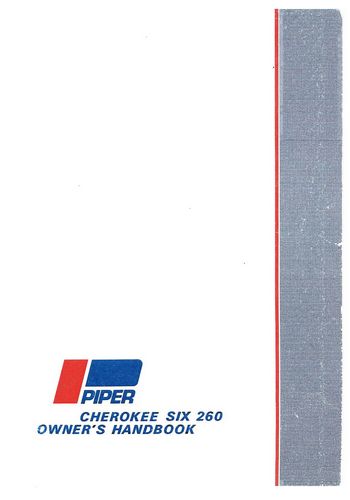 Piper PA32-260 1965-68 Owner's Manual (753-688)