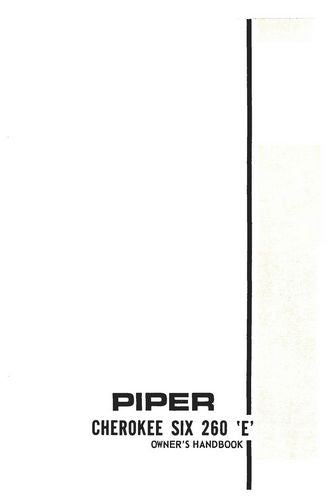Piper PA32-260  1972 Owner's Manual (761-494)
