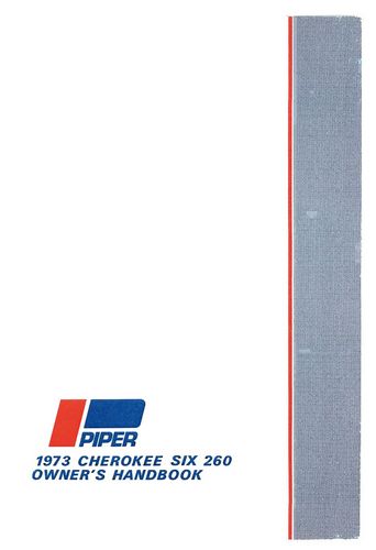 Piper PA32-260 1973 Owner's Manual (761-515)