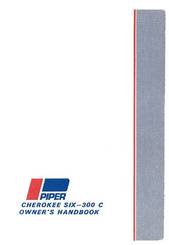 Piper PA32-300 Cherokee Six C 1970 Owner's Manual (753-810)