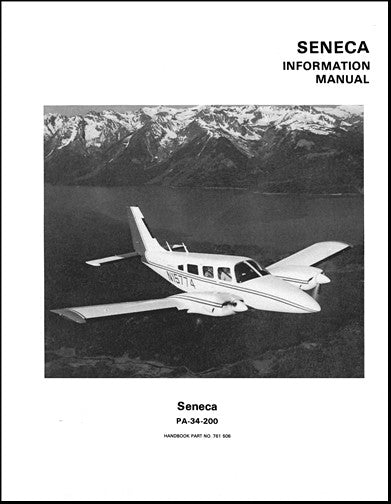 Piper PA34-200 Seneca Pilot's Information Manual 761-506 (761-506)