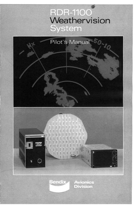 Bendix RDR-1100 Pilot's Manual (BXRDR1100-POH-C)