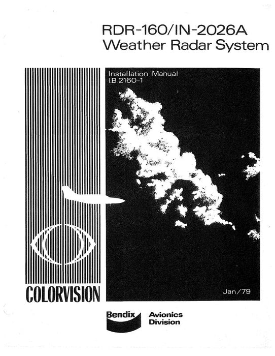 Bendix RDR-150-IN-2026A Installation-Maintenance Manual (I.B.2160-1)