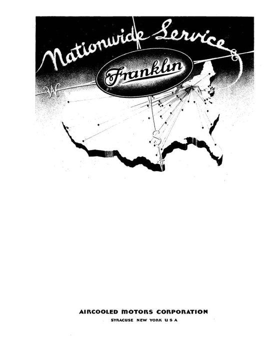Franklin 4AC-176 Operator's Handbook & Parts Catalog (FR4AC176OPS-C)