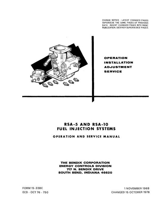 Bendix Rsa7 Injector Bendix RSA-5 RSA-10 Fuel Injector Maintenance Manual (15-338C) — Essco ...