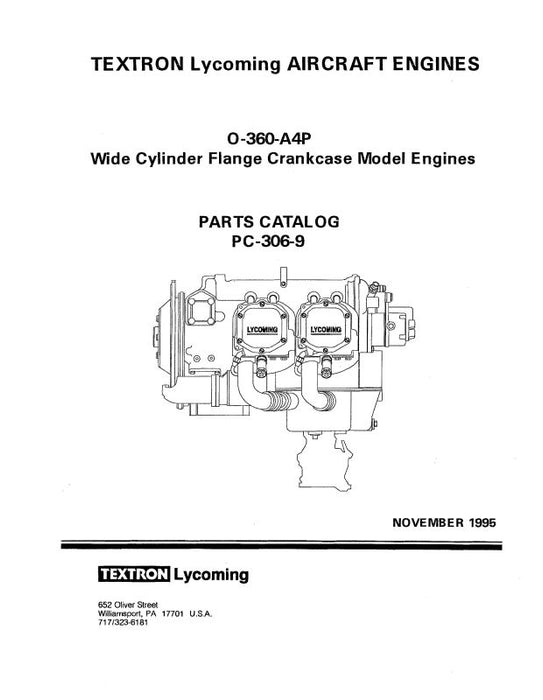 O360A4P 1995 Parts Catalog PC3069 (PC3069) — Essco Aircraft