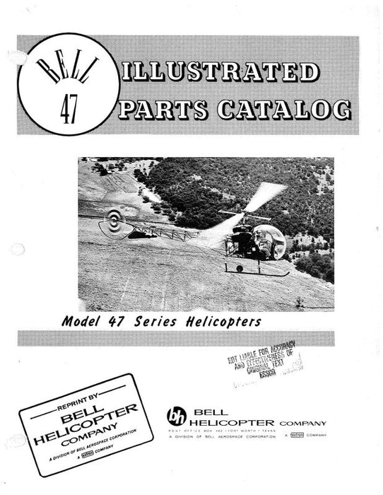 Bell Helicopter 47 Series Parts Catalog — Essco Aircraft