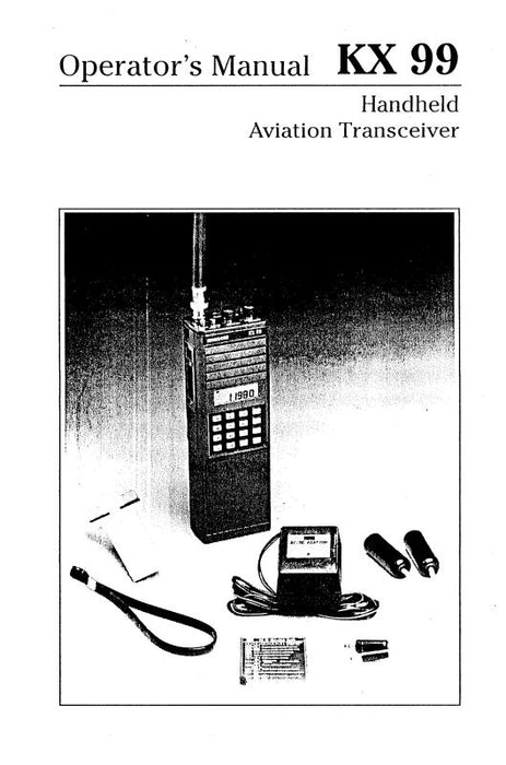 King KX-99 Handheld VHF Nav-ComM Maintenance-Installation Manual 1987 (006-5680-00)