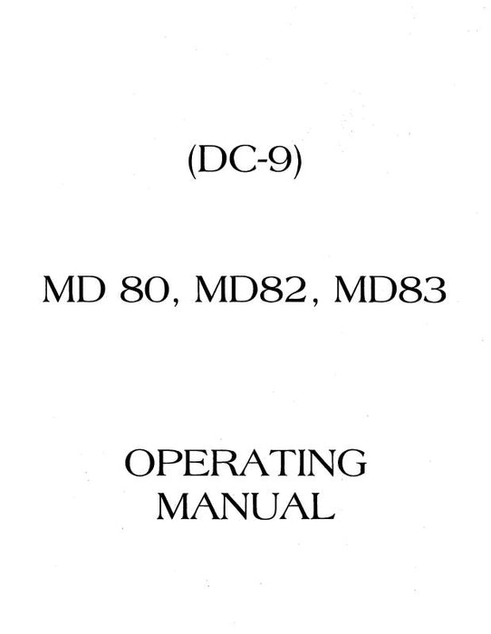 Md 80 Checklist.pdf McDonnell Douglas MD-80, MD82, MD83 (DC-9) 1990 Operating Manual (MCMD ...