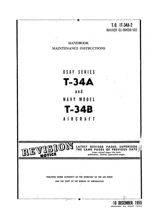 Beech T-34 A & B Series Maintenance Manual (IT-34A-2)