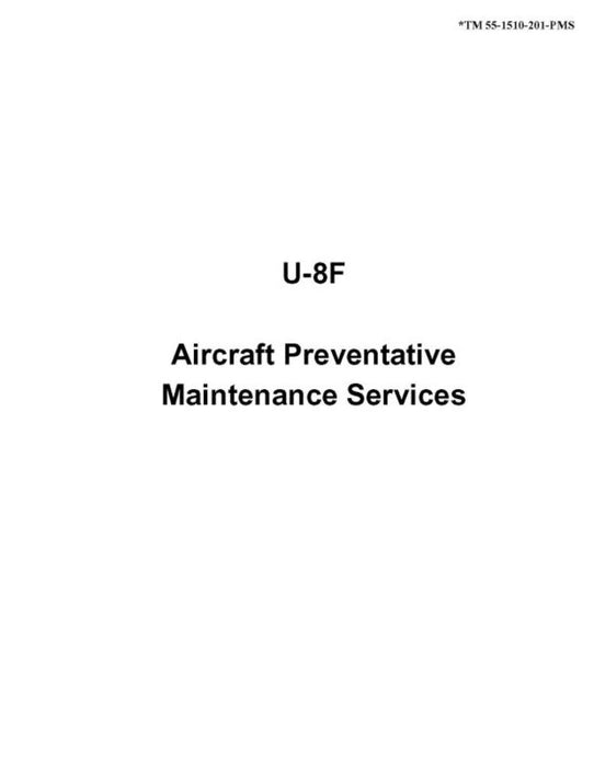 Beech U-8F Series Maintenance Manual (55-1510-201-PMS)