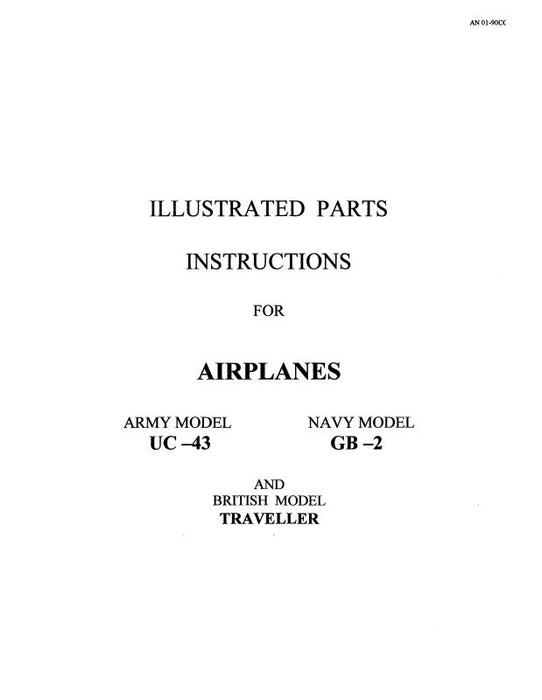 Beech UC-43 (GB-2) Stagger Wing Illustrated Parts Catalog (01-90CC-4)