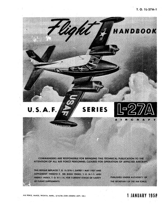 Cessna L-27A Series Flight Handbook (1L-27A-1)