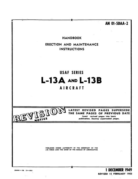 Consolidated L-13A & L-13B 1949 Erection and Maintenance Instructions (01-5DAA-2)