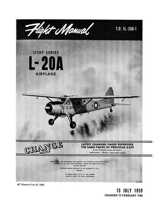 DeHavilland L-20A Beaver 1958 Flight Handbook (1L-20A-1)