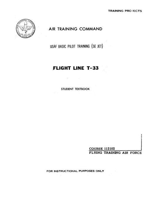Lockheed T-33 Air Training Command Student Textbook (LHT33-ST-C)