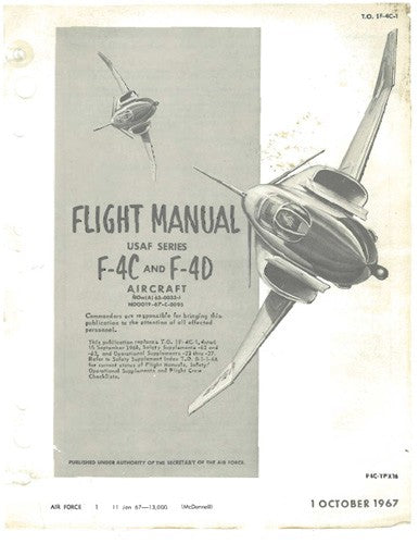 McDonnell Douglas F-4C, F-4D 1967 Flight Manual (1F-4C-1)