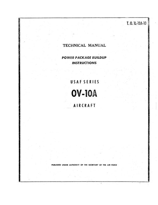 North American OV-10A Series Technical Manual (1L-10A-10)