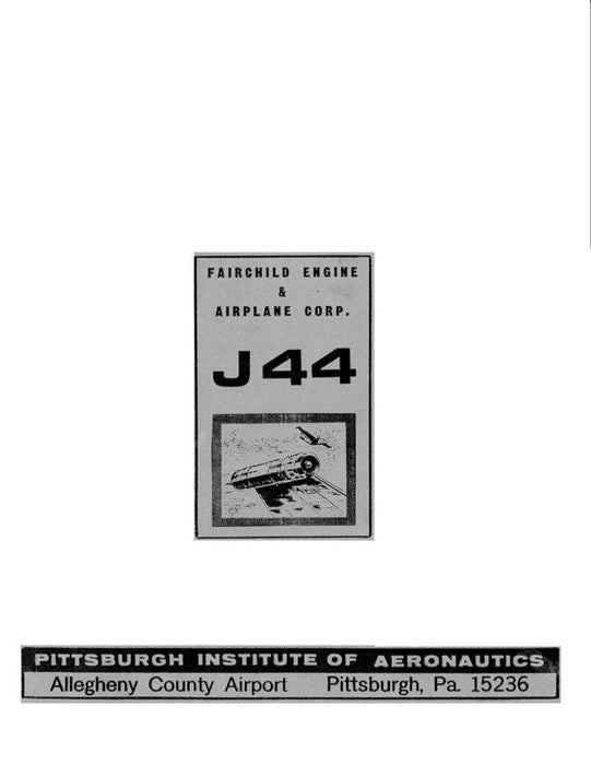 Fairchild J44 Maintenance Manual